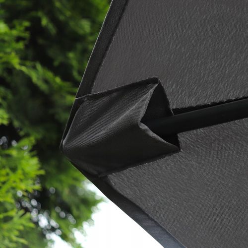 PARASOL OGRODOWY 300 CM DUŻY SKŁADANY REGULOWANY SOLIDNY ŁAMANY Z KORBKĄ na Arena.pl