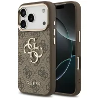 etui guess 4g big 4g classic logo na iphone 17 pro - brązowo-złote