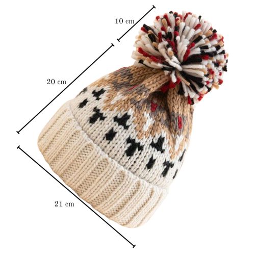 CZAPKA ZIMOWA DAMSKA Z POMPONEM BEANIE OCIEPLANA na Arena.pl