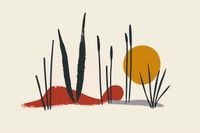 Plakat 30x20cm Trzcina przy Zachodzie