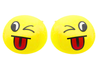 Miękka Piłeczka Piłka Buźka Emoji Żółta 9cm