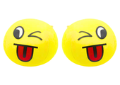 Miękka Piłeczka Piłka Buźka Emoji Żółta 9cm