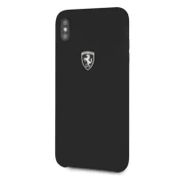 Etui Ferrari Silicone Off Track na iPhone Xs Max - czarne