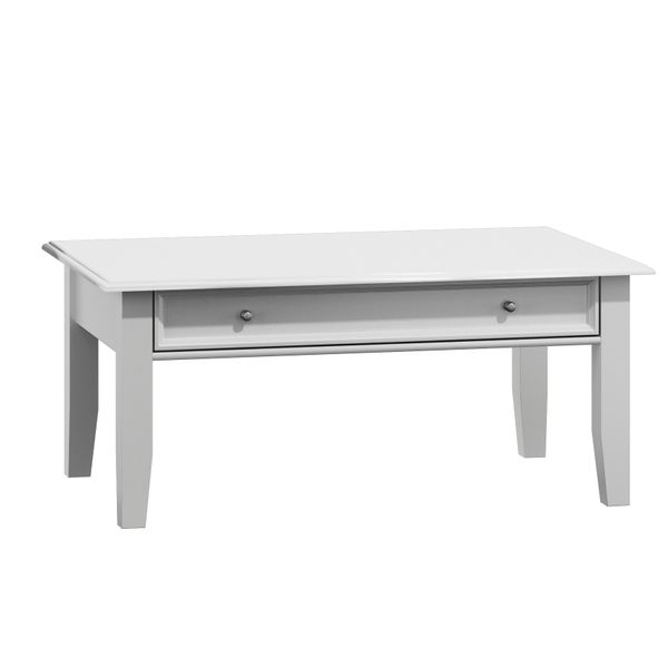 ŁAWA BELLUNO BIAŁA DREWNO SOSNOWE PL006B zdjęcie 1