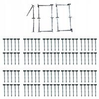 Kotwy Szpilki do agrowłókniny i agrotkaniny 150mm MOCNE zestaw 100