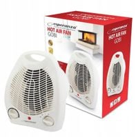 MOCNY TERMOWENTYLATOR ELEKTRYCZNY FARELKA GRZEJNIK TERMOSTAT 2000W PIECYK