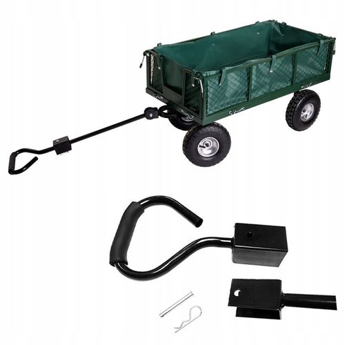 WÓZEK OGRODOWY TRANSPORTOWY DUŻY PRZYCZEPKA BOGIE-TRAX3 ROZKŁADANY DO na Arena.pl