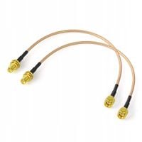 Kabel RP-SMA gniazdo RP-SMA na wtyk 60cm 2 sztuki