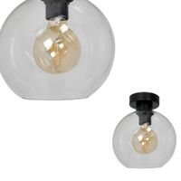 Lampa sufitowa kula SOFIA transparentna 1xE27