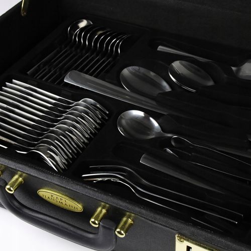 ZESTAW SZTUĆCE 72 el kpl WALIZKA SREBRNE POŁYSK 12 na Arena.pl