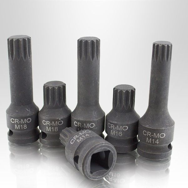 Zestaw kluczy udarowych XZN 1/2" zdjęcie 2