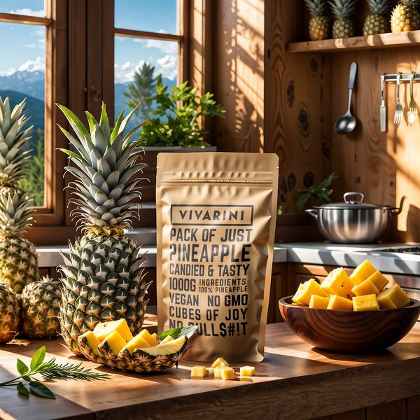 Vivarini – Ananas kandyzowany 1 kg zdjęcie 5