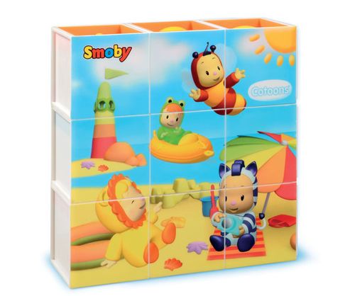 SMOBY Cotoons Puzzle interaktywne -klocki na Arena.pl