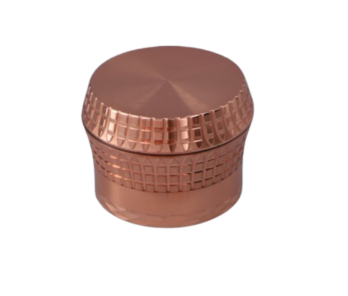 Miedziany Grinder Crusher Młynek do Tytoniu Ziół CBD Suszu bez Wzorów na Arena.pl