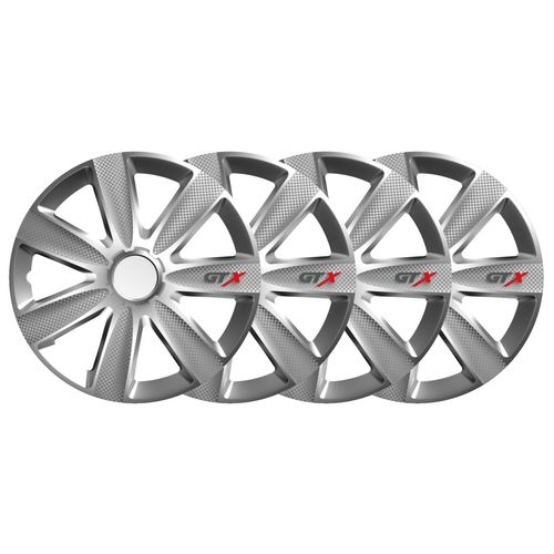 4x Kołpak 17 cali uniwersalny VERSACO GTX Carbon Srebrny na Arena.pl