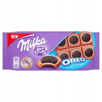 Milka Oreo Sandwich Czekolada mleczna z ciastkami kakaowymi  92 g