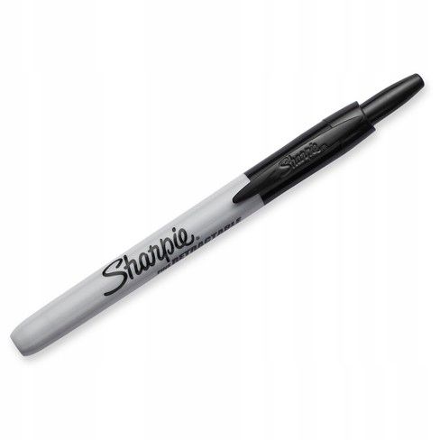 MARKER SHARPIE RT CZARNY AUTOMATYCZNY PERMANENTNY zdjęcie 1