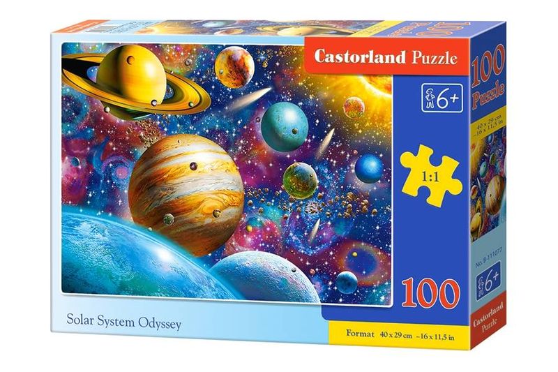 Puzzle 100 el. Solar System Odyssey zdjęcie 1