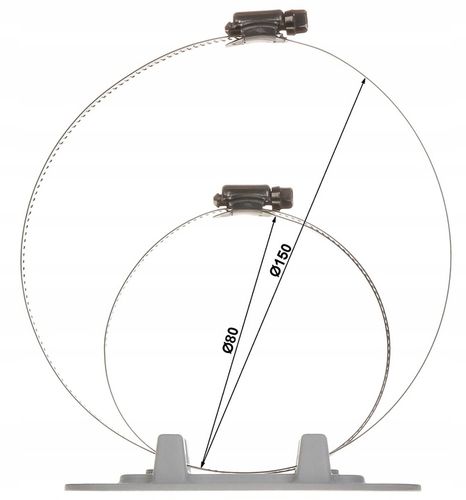 Uchwyt na słup adapter Dahua PFA152-E do kamer na Arena.pl