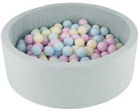 Suchy basen dla dziecka z piłeczkami 150szt ZESTAW DO ZABAWY DLA DZIECI