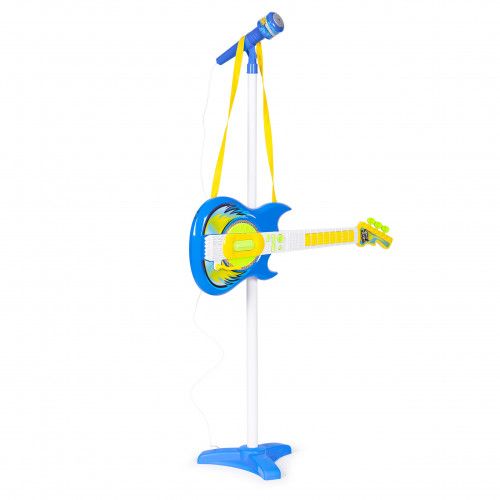 ZESTAW MUZYCZNY DLA DZIECI GITARA ELEKTRYCZNA MIKROFON 3 LATA PLUS na Arena.pl