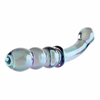 evolved shiny wand galaxy - szklany masażer anatomiczny, opalizujący