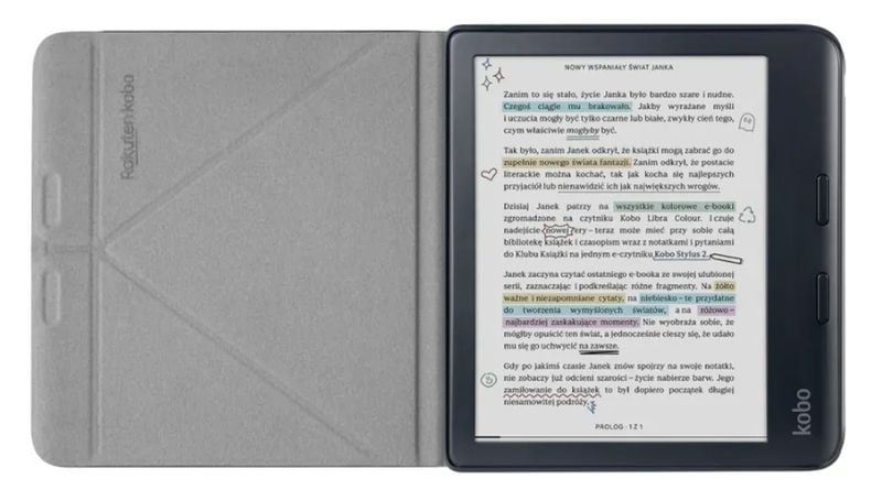 Etui Kobo Libra Colour Czarne zdjęcie 4