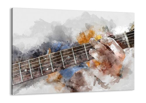 Obraz Na Płótnie - Muzyka Gitara Artysta - 70X50 Cm - Aa70X50-3448 na Arena.pl