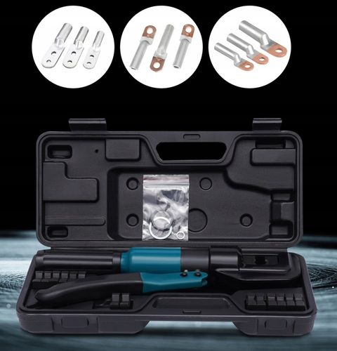 ZACISKARKA HYDRAULICZNA PRASKA DO KABLI PRZEWODÓW MATRYCE 4-70 MM na Arena.pl