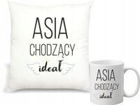 Zestaw PODUSZKA i KUBEK PERSONALIZOWANY prezent z twoim napisem imieniem