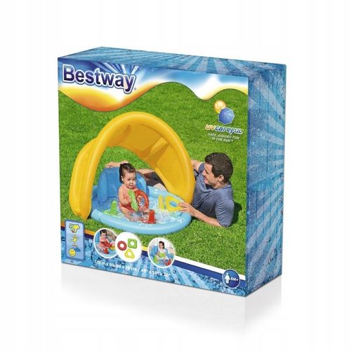 Bestway 52568 Basenik dmuchany z daszkiem, oparciem i sorterem 1.15m x 89cm na Arena.pl