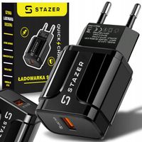 SZYBKA MOCNA ŁADOWARKA SIECIOWA ZASILACZ USB SZYBKIE ŁADOWANIE QC 3.0 3A