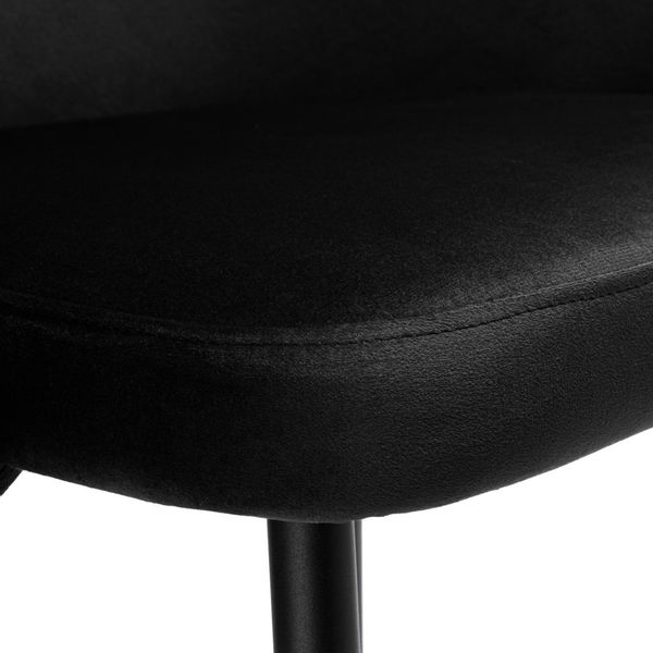 Krzesło HAMPTON VELVET czarne zdjęcie 7