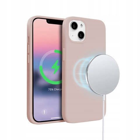Etui do iPhone 14 Plus Crong Case MagSafe Różowy na Arena.pl