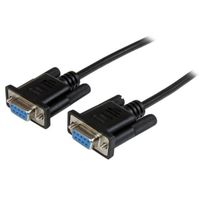 StarTech.com 2M BLACK DB9 NULL MODEM CABLE