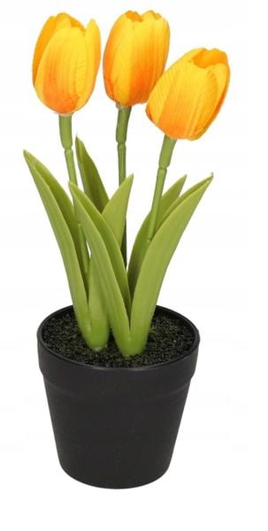 TULIPANY BUKIET TULIPANÓW KWIATY GUMOWE JAK ŻYWE zdjęcie 1