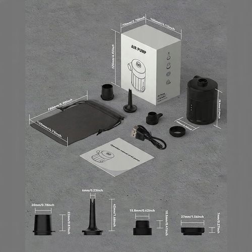 AKUMULATOR MINI POMPA ELEKTRYCZNA NADAJE SIĘ DO PONTONÓW/MATERACY 4000mah na Arena.pl