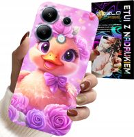 ETUI DO XIAOMI NOTE 13 5G - SŁODKA KACZUCHA, KACZKA NA RÓŻOWYM TLE