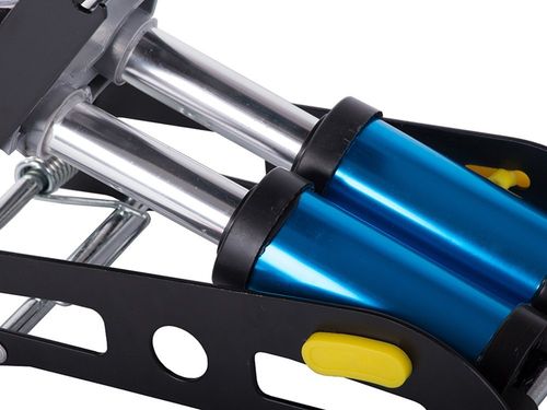 POMPKA SAMOCHODOWA NOŻNA DWUTŁOKOWA KOŃCOWKI ROWER AUTO DO PIŁEK MATERACA na Arena.pl