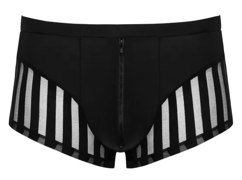 svenjoyment bokserki xl czarny z przezroczystymi wstawkami i zamkiem na Arena.pl