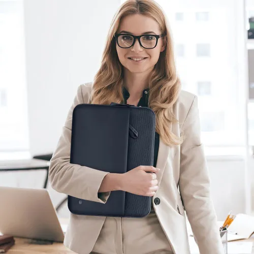 torba tech-protect sleeve na laptopa 15-16 - niebieska na Arena.pl