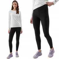 Legginsy Damskie 4F Leginsy Sportowe z Wysokim Stanem Push Up SS24