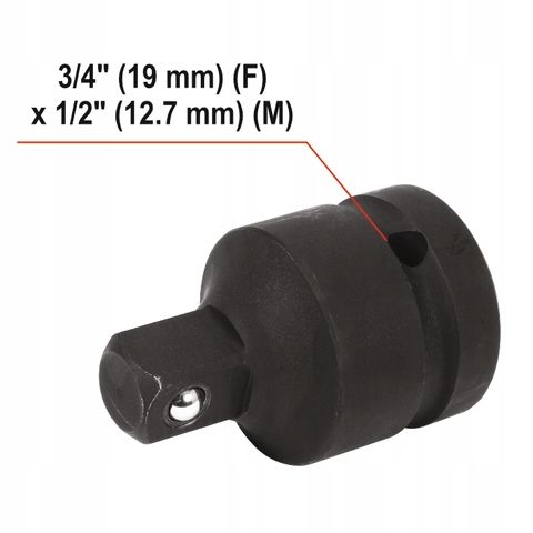 YATO ELEKTRYCZNY KLUCZ UDAROWY 3/4" 1200W/2000NM + ADAPTER WALIZKA YT-82025 na Arena.pl