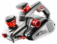 Strug elektryczny 1300W, gł. 3.5, sz. strugania 110 GRAPHITE 59G680