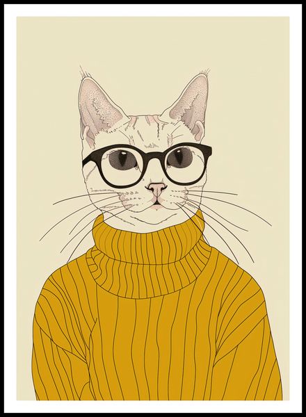 Plakat 67,5x95cm Intelektualista zdjęcie 3