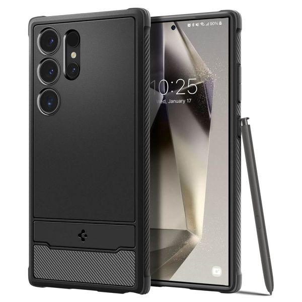 SPIGEN RUGGED ARMOR GALAXY S24 ULTRA MATTE BLACK zdjęcie 1