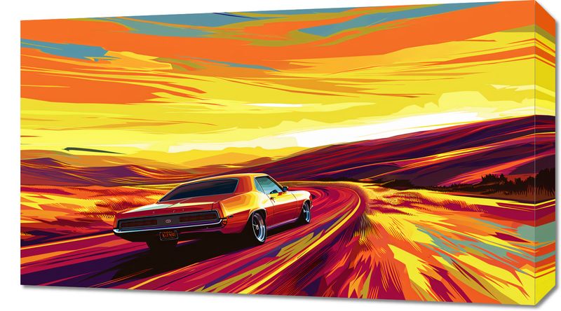 Obraz 70x40cm Pędź Przed Siebie zdjęcie 1