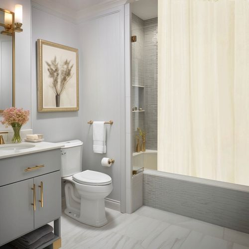 ZASŁONKA PRYSZNICOWA KOTARA NAD WANNĘ JASNA ERCU WYTRZYMAŁA POLIESTER MODNA na Arena.pl