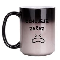KUBEK "OCHUJEJE ZARAZ" Wzór - Duży Magiczny 450 ml