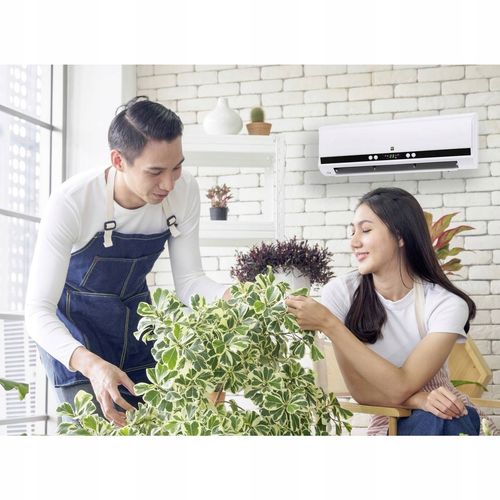 Kurtyna powietrzna WENTYLATOR grzejnik 2000W pilot 3 tryby PILOT termostat na Arena.pl